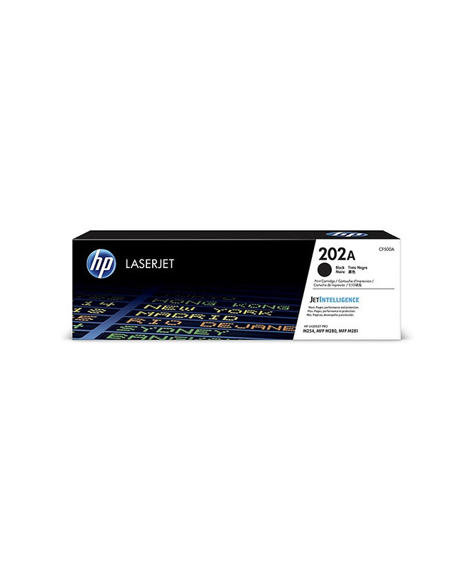 Buy HP 202A Black Original LaserJet Toner Cartridge CF500A for Color LaserJet Pro M254dw, MFP M280nw, MFP M281cdw