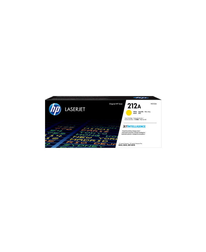 Buy HP 212A Yellow Original LaserJet Toner Cartridge W2122A for HP M554, M555, M558 Series