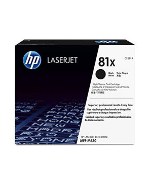 Buy HP 81X High Yield Black Original LaserJet Toner Cartridge CF281X for HP M604, M605, M606, M630 Series Printers