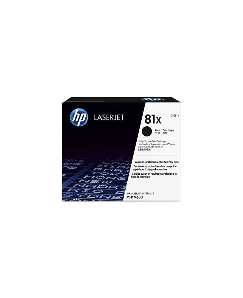 Buy HP 81X High Yield Black Original LaserJet Toner Cartridge CF281X for HP M604, M605, M606, M630 Series Printers