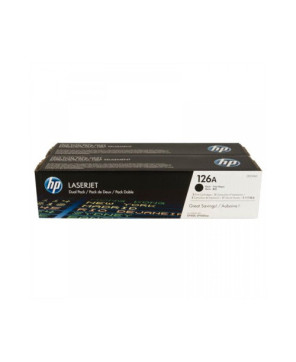 Buy HP 126A 2-Pack Black Original LaserJet Toner Cartridges CE310AD for HP Color LaserJet Pro CP1025, CP1025nw, LaserJet Pro MFP M175a, MFP M175nw, TopShot LaserJet Pro M275 MFP