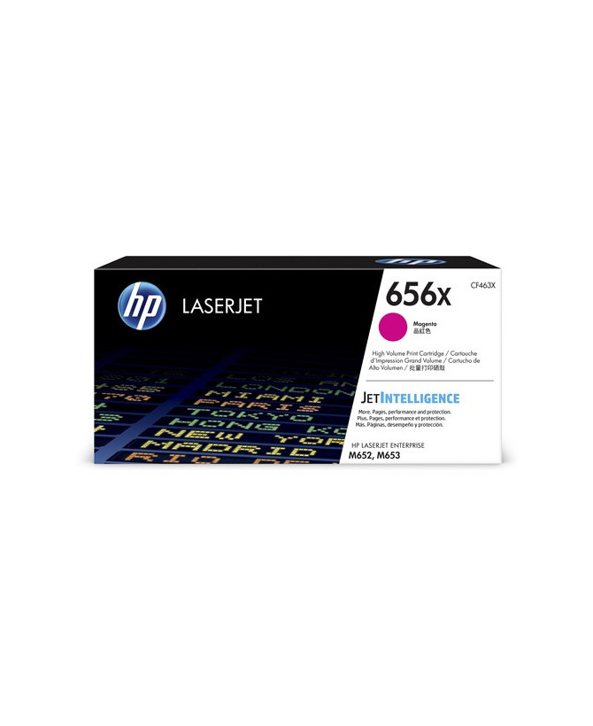 Buy HP 656X High Yield Magenta Original LaserJet Toner Cartridge CF463X for HP Color LaserJet Enterprise M652dn, M652n, M653dh, M653dn, M653x