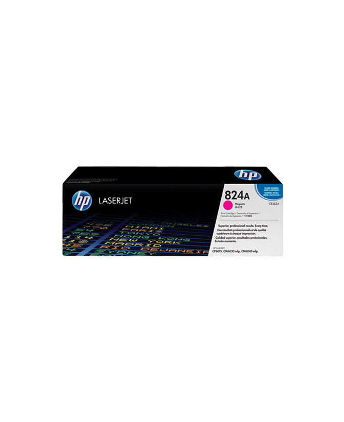 Buy HP 824A Magenta Original LaserJet Toner Cartridge CB383A for HP Color LaserJet CM6030 MFP, CM6030f MFP, CM6040 MFP, CM6040f MFP, CP6015de, CP6015dn, CP6015n, CP6015x, CP6015xh