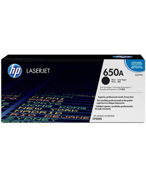 Buy HP 650A Black Original LaserJet Toner Cartridge CE270A for CP5525, M750 Series