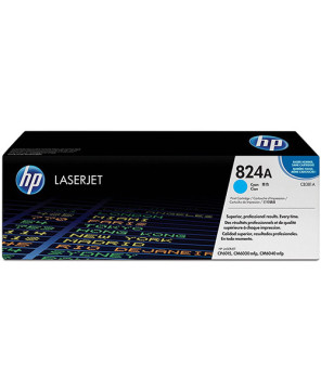 Buy HP 824A Cyan Original LaserJet Toner Cartridge CB381A for HP Color LaserJet CP6015 Printers and CM6040 MFP