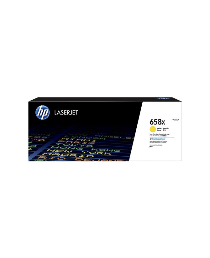 Buy HP 658X High Yield Yellow Original LaserJet Toner Cartridge W2002X for HP Color LaserJet Enterprise M751dn, M751n Printers