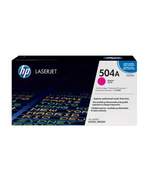 Buy HP 504A Magenta Original LaserJet Toner Cartridge CE253A for HP Color LaserJet CP3525 Printer series, HP Color LaserJet CM3530 MFP