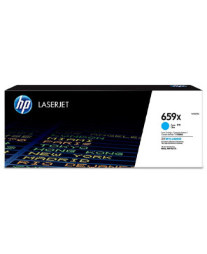 Buy HP 659X High Yield Cyan Original LaserJet Toner Cartridge W2011X for HP Color LaserJet Enterprise Flow MFP M776z, Enterprise Flow MFP M776zs, Enterprise M856dn, Enterprise M856x, Enterprise MFP M776dn Printers