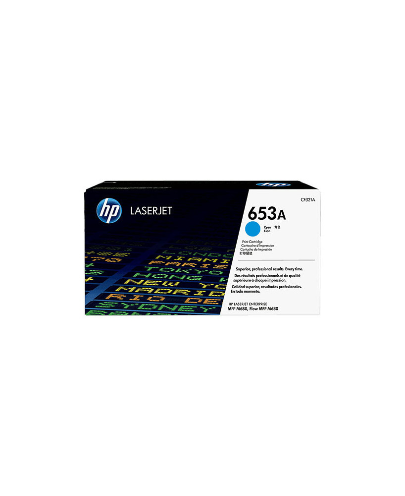 Buy HP 653A Cyan LaserJet Toner Cartridge CF321A for LaserJet Enterprise MFP M680dn, MFP M680f