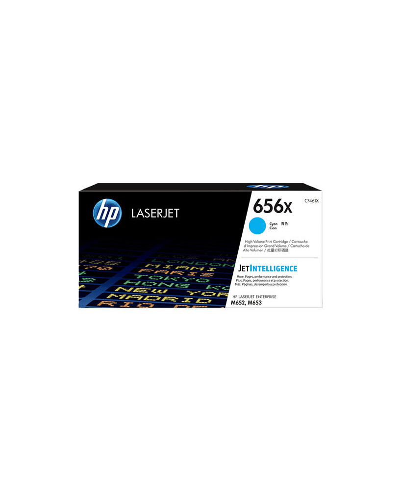 Buy HP 656X High Yield Cyan Original LaserJet Toner Cartridge CF461X for HP Color LaserJet Enterprise Color M652 Series, HP Color LaserJet Enterprise Color M653 Series