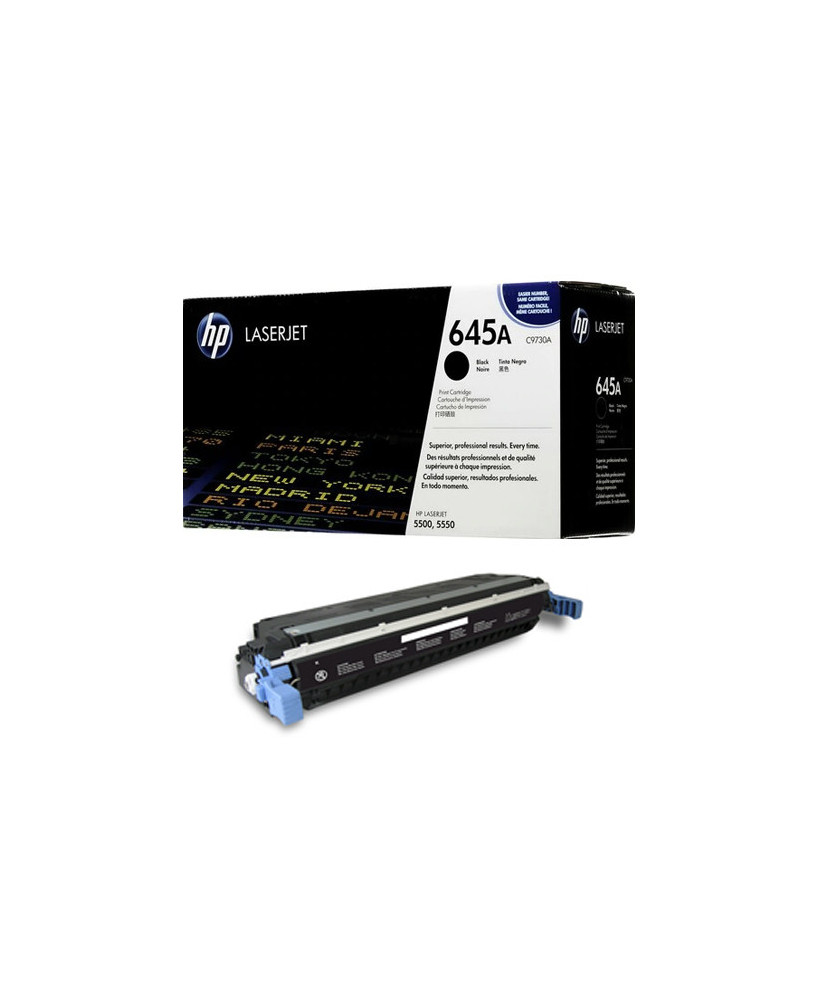 Buy HP 645A Black Original LaserJet Toner Cartridge C9730A for HP Color LaserJet 5500, 5500dn, 5500dtn, 5500hdn, 5500n, 5550, 5550dn, 5550dtn, 5550hdn, 5550n Printers