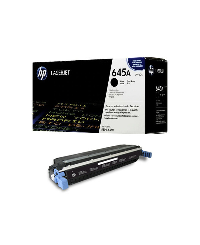 Buy HP 645A Black Original LaserJet Toner Cartridge C9730A for HP Color LaserJet 5500, 5500dn, 5500dtn, 5500hdn, 5500n, 5550, 5550dn, 5550dtn, 5550hdn, 5550n Printers