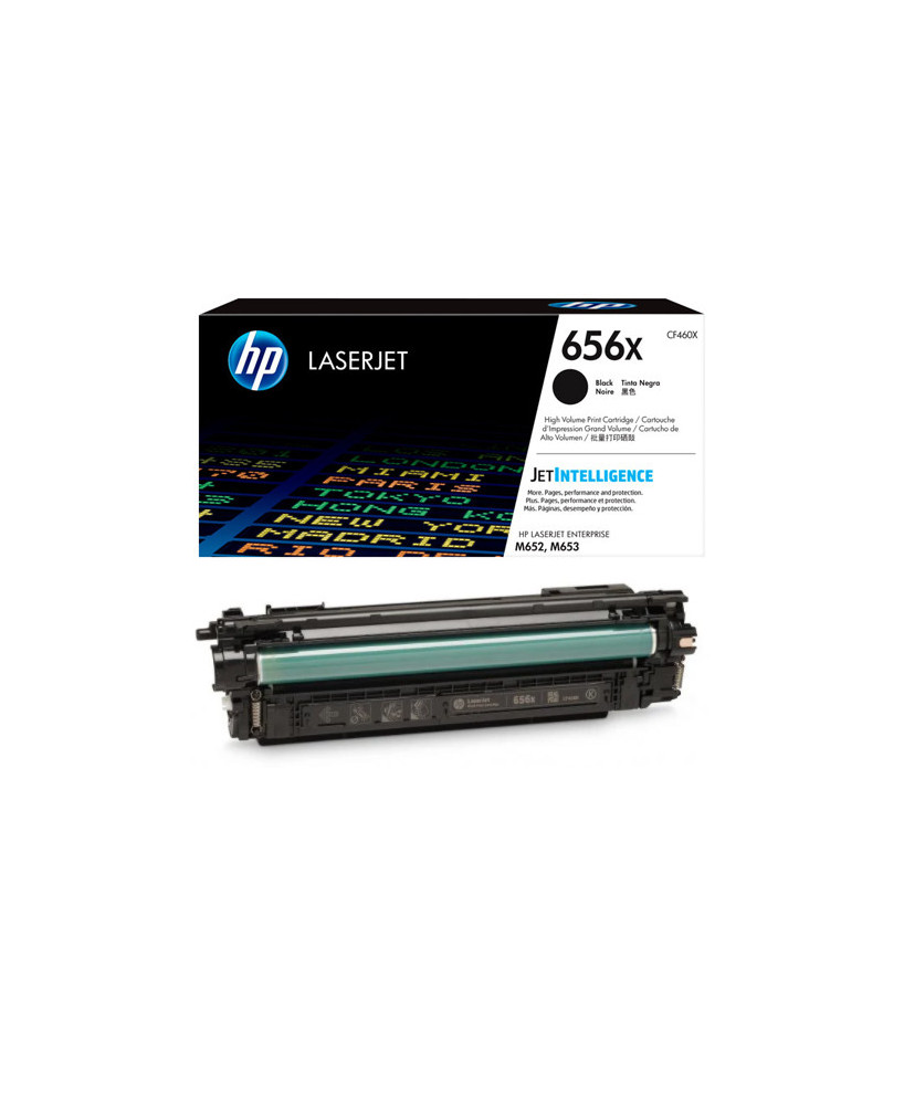 Buy HP 656X High Yield Black Original LaserJet Toner Cartridge CF460X for HP Color LaserJet Enterprise M652dn, M652n, M653dh, M653dn, M653x Printers