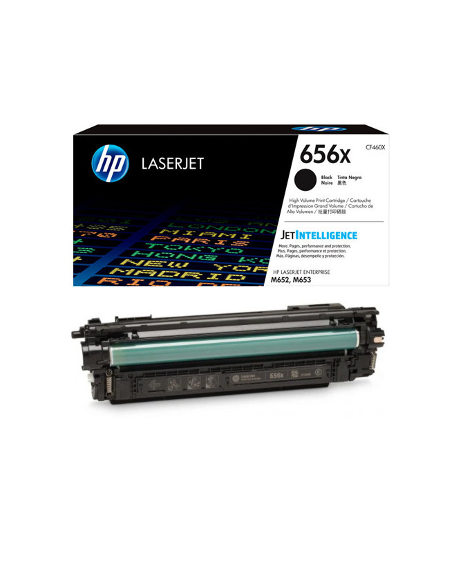 Buy HP 656X High Yield Black Original LaserJet Toner Cartridge CF460X for HP Color LaserJet Enterprise M652dn, M652n, M653dh, M653dn, M653x Printers