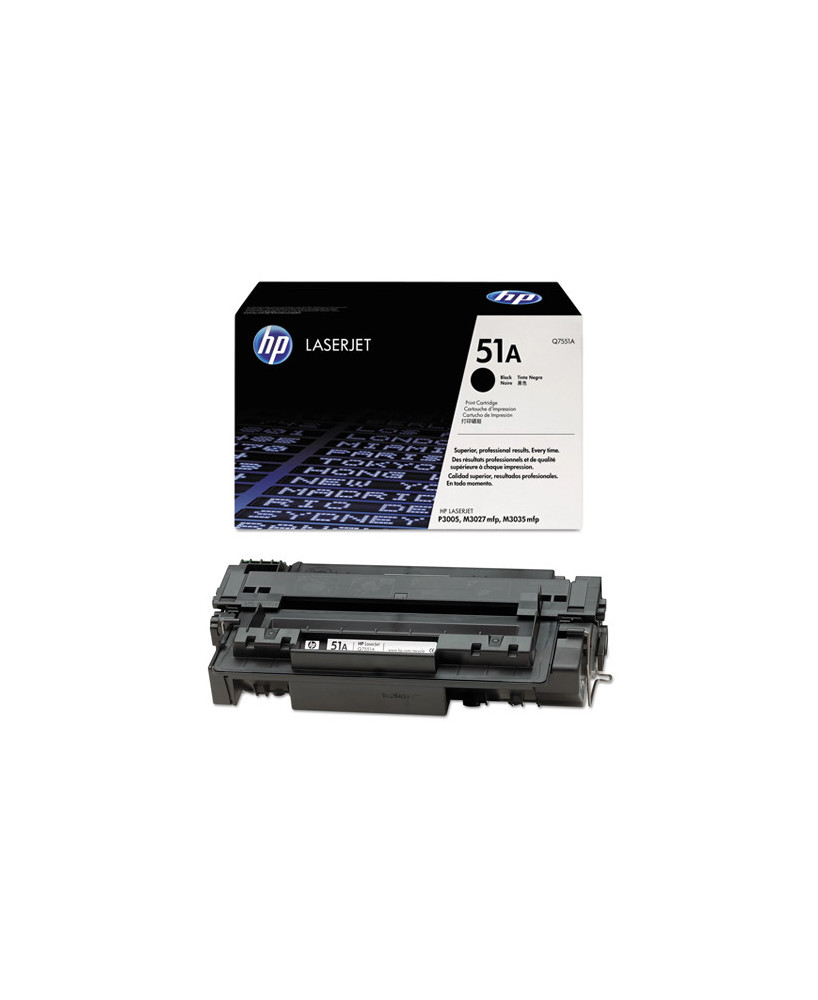 Buy HP 51A Black Original LaserJet Toner Cartridge Q7551A for HP LaserJet M3027 MFP, M3027x MFP, M3035 MFP, M3035xs MFP, P3005, P3005d, P3005dn, P3005n, P3005x Printers