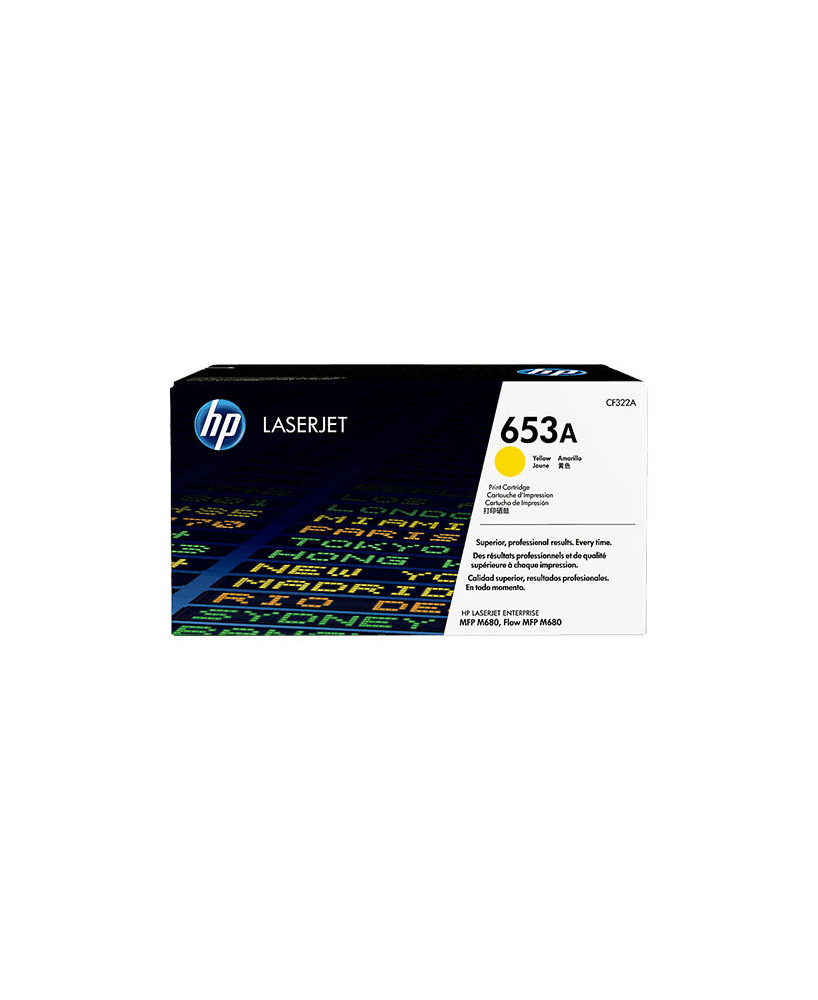 Buy HP 653A Yellow Original LaserJet Toner Cartridge CF322A for HP LaserJet Enterprise MFP M680 Series