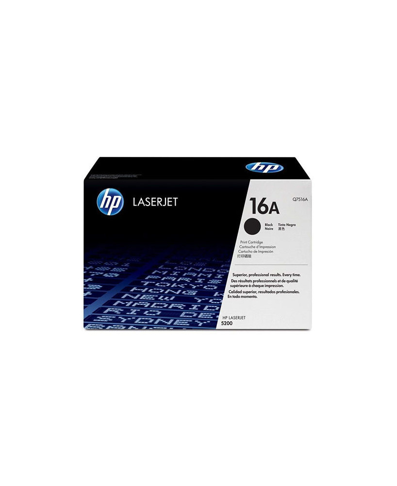 Buy HP 16A Black Original LaserJet Toner Cartridge Q7516A for HP LaserJet 5200 Printer Series