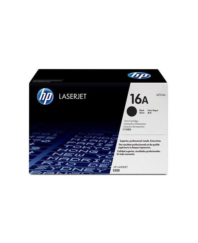 Buy HP 16A Black Original LaserJet Toner Cartridge Q7516A for HP LaserJet 5200 Printer Series