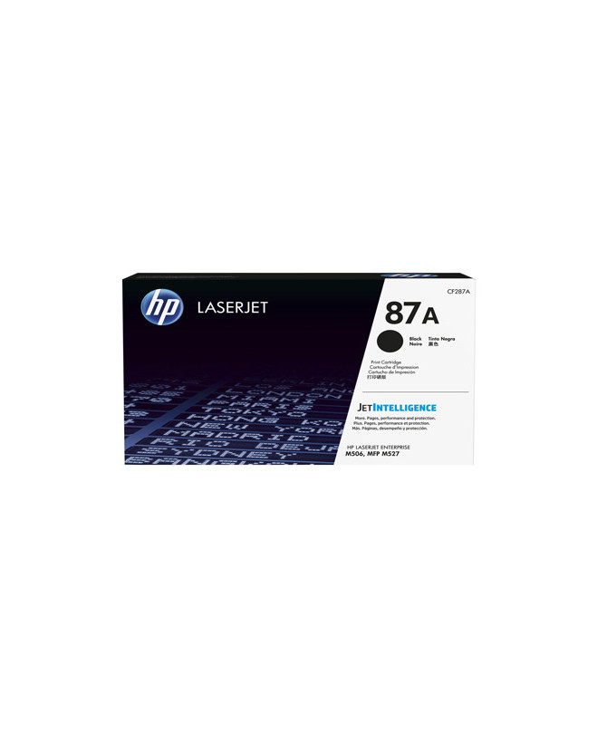 Buy HP 87A Black Original LaserJet Toner Cartridge CF287A for LaserJet Managed E50045, LaserJet Managed Flow MFP E52545 Printer