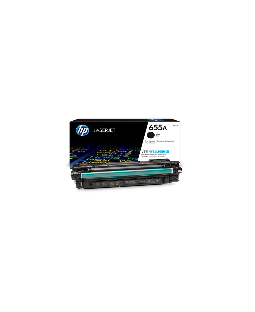 Buy HP 655A Black LaserJet Toner Cartridge CF450A for Color LaserJet Enterprise M652dn, M652n