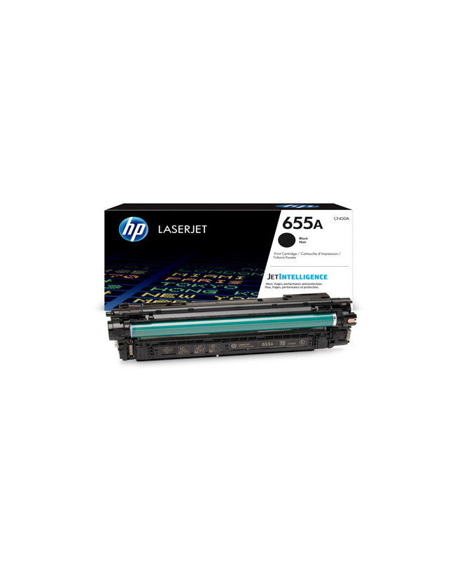 Buy HP 655A Black LaserJet Toner Cartridge CF450A for Color LaserJet Enterprise M652dn, M652n