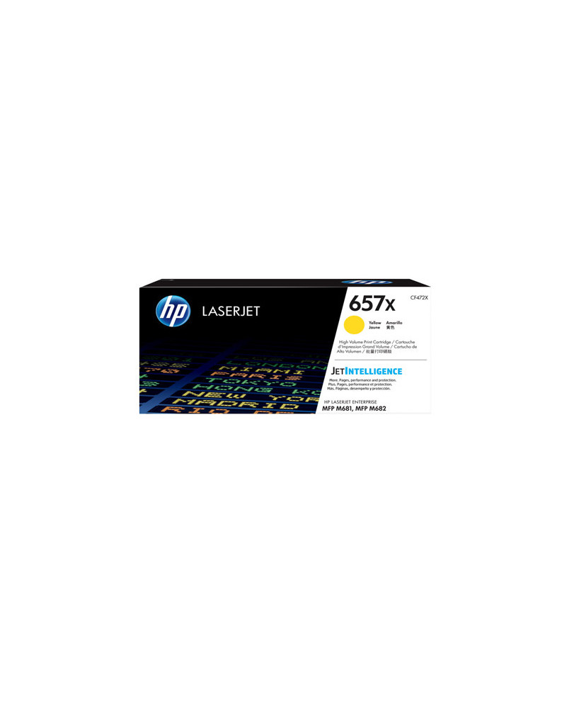 Buy HP 657X High Yield Yellow Toner Cartridge CF472X for LaserJet Enterprise MFP M681dh, MFP M681f