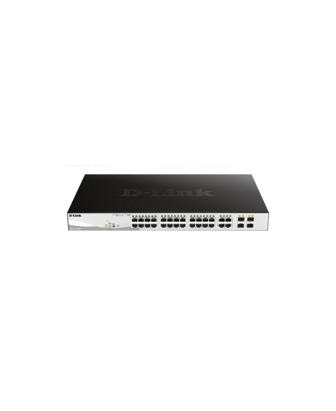 Buy D-Link 28-Ports Gigabit WebSmart PoE Switch with 24 RJ45 and 4 SFP Ports DGS-1210-28P