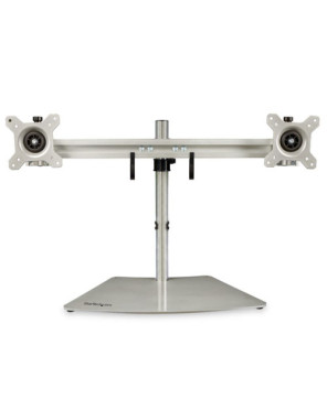 Buy StarTech Dual Monitor Stand Horizontal in Silver ARMDUOSS for Up to 24" Monitor