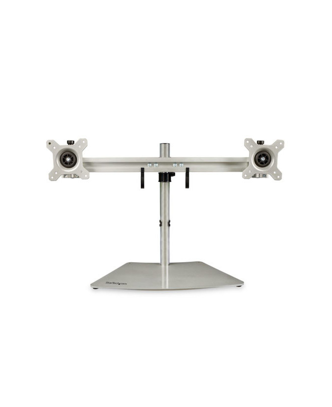 Buy StarTech Dual Monitor Stand Horizontal in Silver ARMDUOSS for Up to 24" Monitor