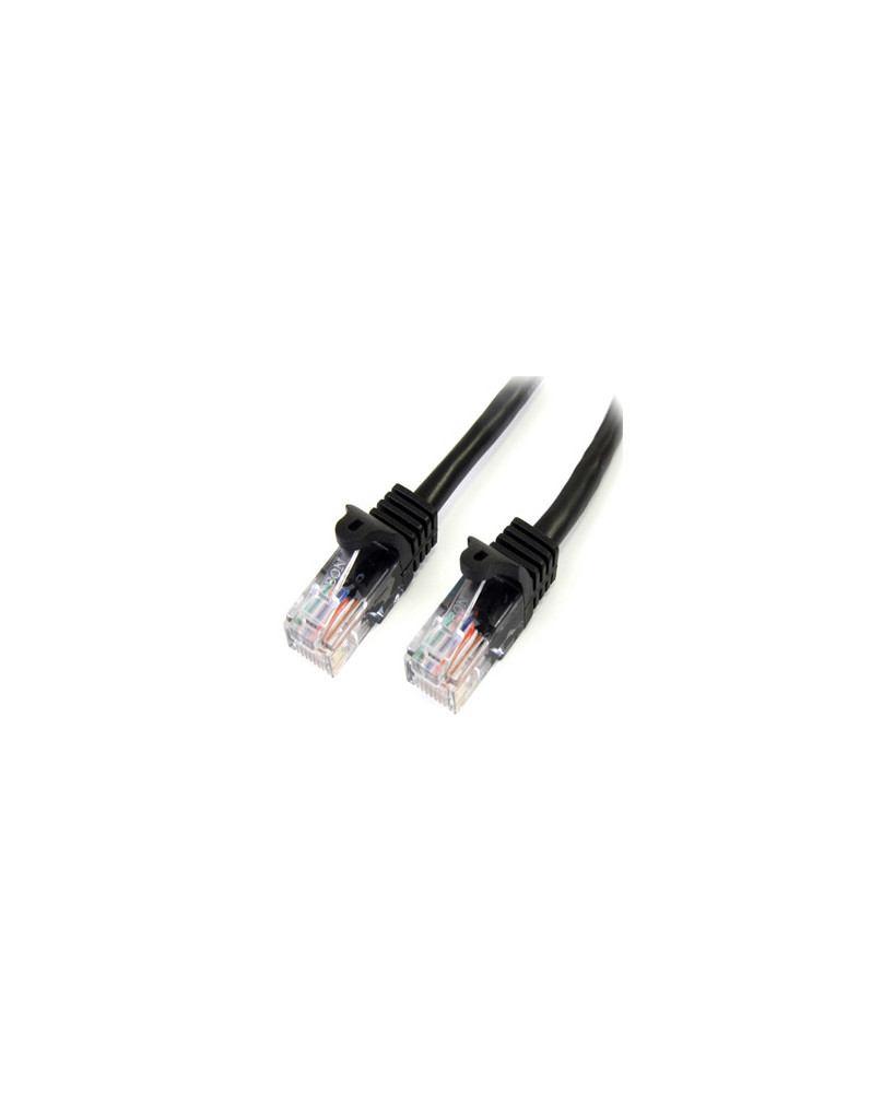 Buy Startech 2m Black CAT5 Snagless RJ45 UTP Patch Cable 45PAT2MBK  