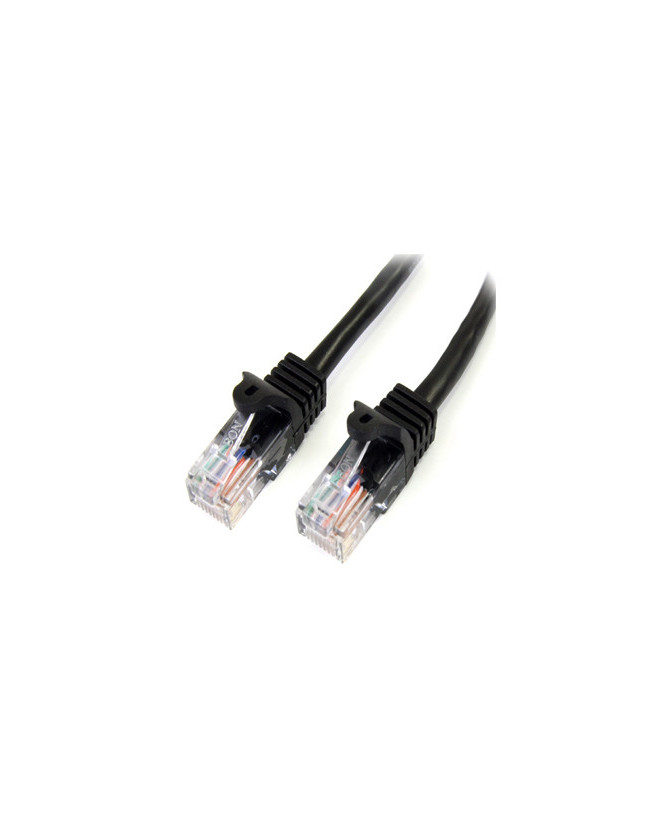 Buy Startech 2m Black CAT5 Snagless RJ45 UTP Patch Cable 45PAT2MBK  