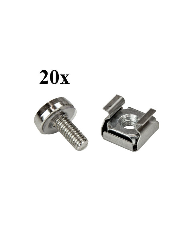 Buy StarTech 20x M5 Rack Screws and M5 Cage Nuts CABSCRWM520 for Server Rack Cabinet