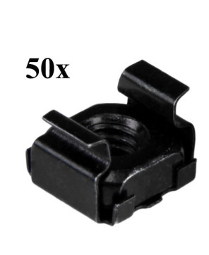 Buy StarTech 50x M6 Cage Nuts CABCAGENUT6B for Server Rack