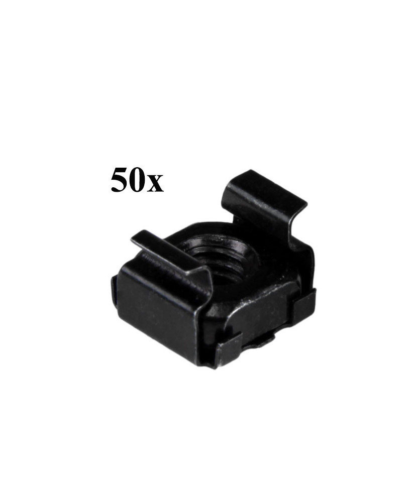 Buy StarTech 50x M6 Cage Nuts CABCAGENUT6B for Server Rack