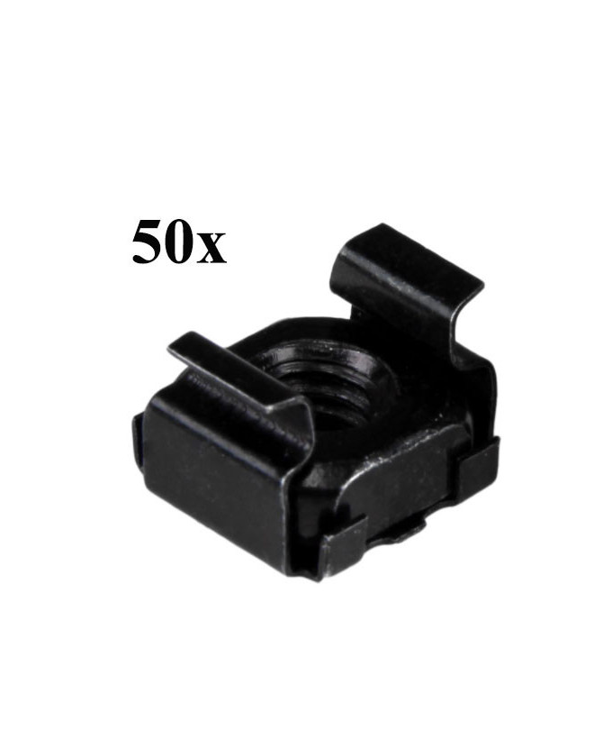 Buy StarTech 50x M6 Cage Nuts CABCAGENUT6B for Server Rack