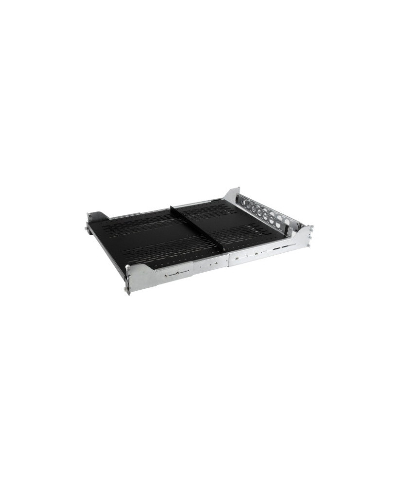 Buy StarTech 2U Vented Adjustable Sliding Rack Shelf with Cable Management UNISLDSHF19M for any 4-post Server Rack or Cabinet