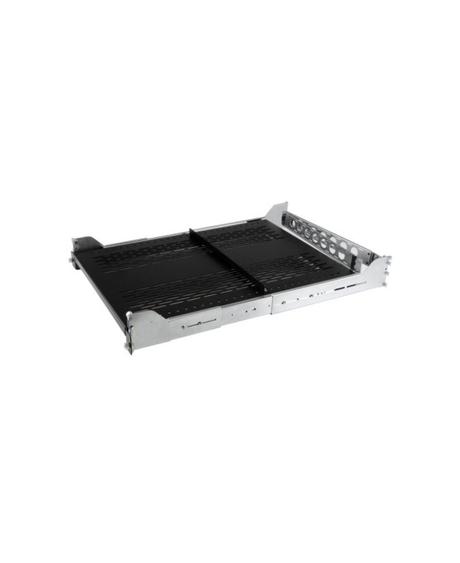 Buy StarTech 2U Vented Adjustable Sliding Rack Shelf with Cable Management UNISLDSHF19M for any 4-post Server Rack or Cabinet