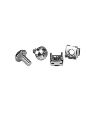 Buy Startech 100 Pack M6 Mounting Screws and Cage Nuts in Silver CABSCREWM62 for Server Rack and Cabinet 