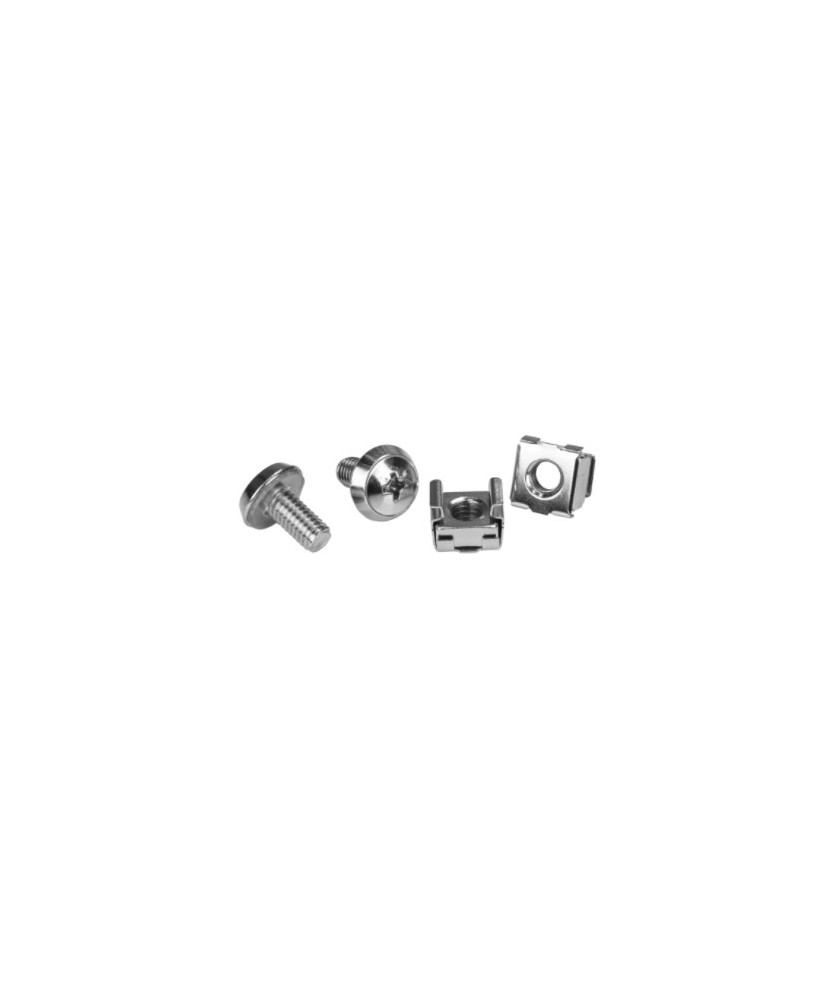 Buy Startech 100 Pack M6 Mounting Screws and Cage Nuts in Silver CABSCREWM62 for Server Rack and Cabinet 