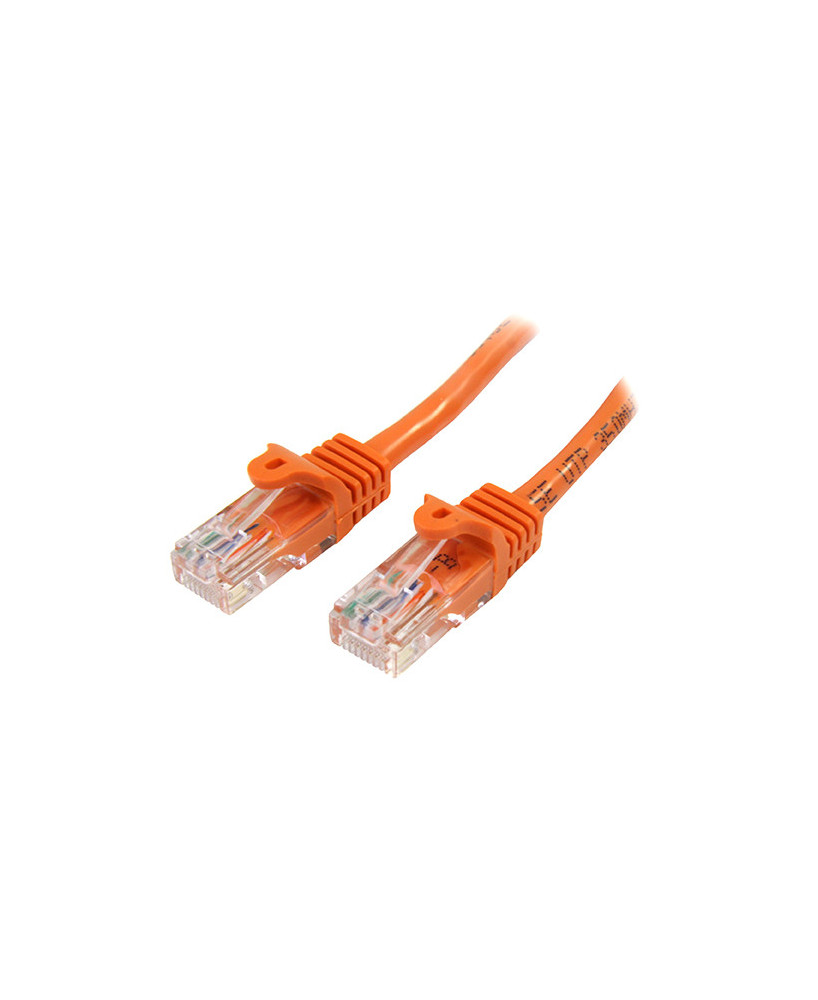 Buy StarTech 1M Cat5e Patch Cable with Snagless RJ45 Connectors in Orange 45PAT1MOR