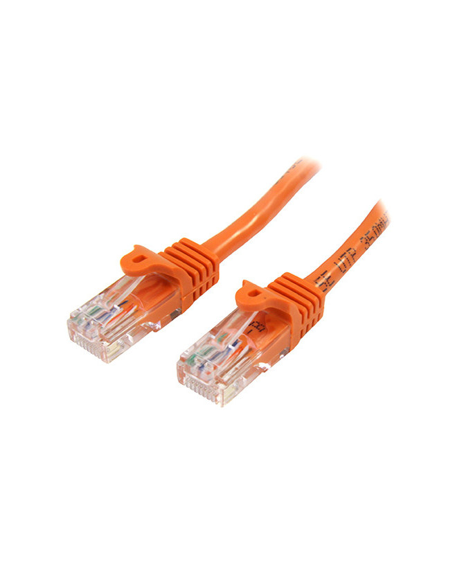 Buy StarTech 1M Cat5e Patch Cable with Snagless RJ45 Connectors in Orange 45PAT1MOR