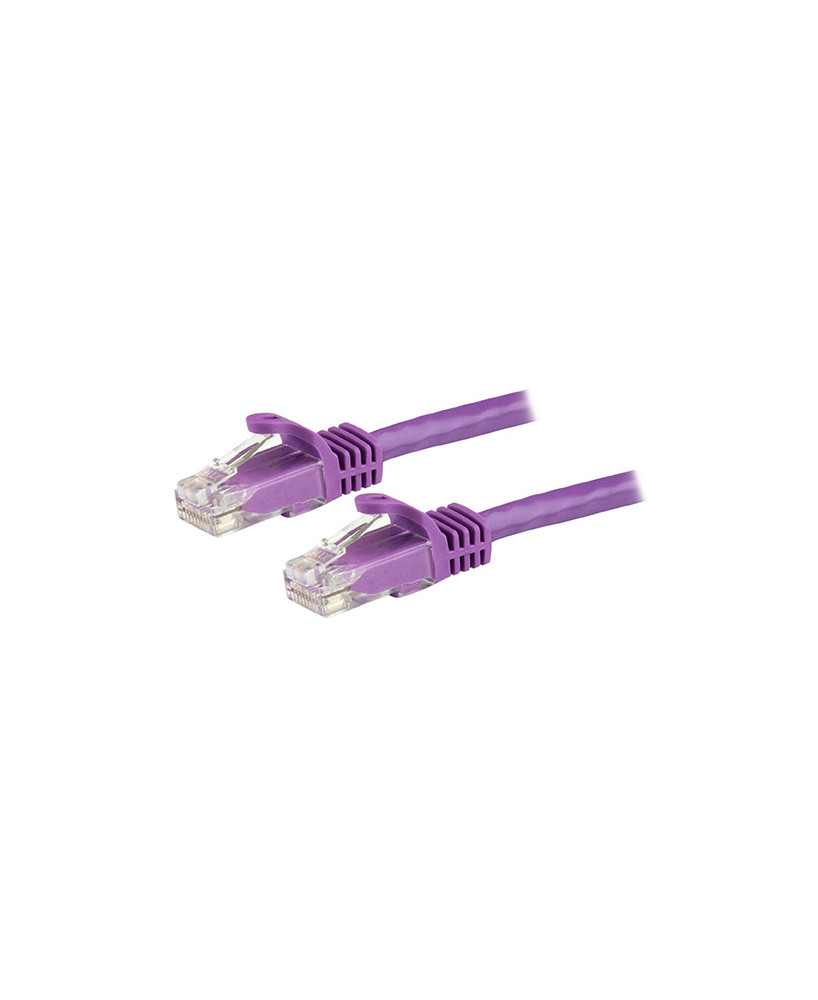 Buy StarTech 7.5m Cat6 Ethernet Cable Gigabit Ethernet Wire N6PATC750CMPL in Purple