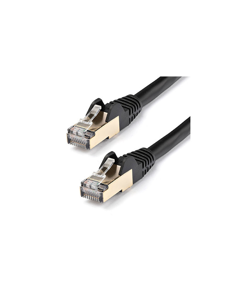 Buy StarTech 1.5m CAT6a Shielded Copper Wire Snagless Connector Patch Cable 6ASPAT150CMBK in Black