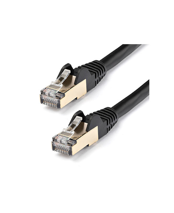 Buy StarTech 1.5m CAT6a Shielded Copper Wire Snagless Connector Patch Cable 6ASPAT150CMBK in Black