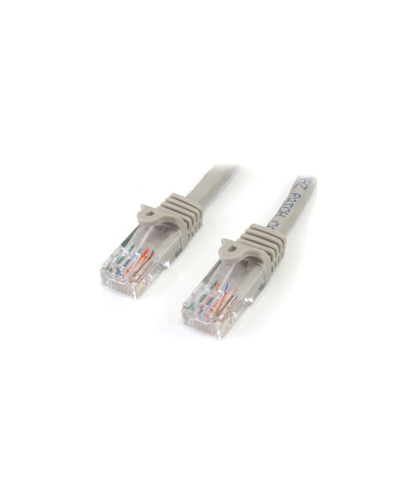 Buy StarTech 1m Cat5e Patch Cable with Snagless RJ45 Connectors 45PAT1MGR in Grey