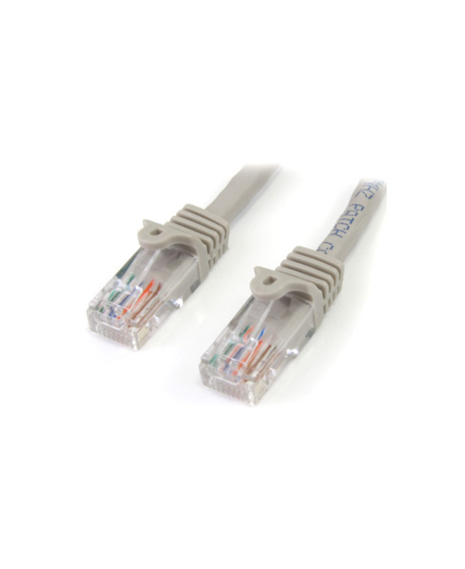 Buy StarTech 1m Cat5e Patch Cable with Snagless RJ45 Connectors 45PAT1MGR in Grey