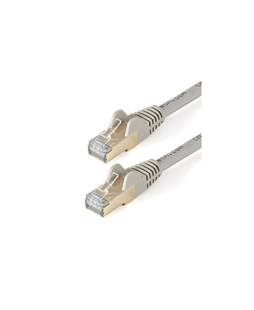 Buy StarTech 1.5m CAT6a Shielded Copper Wire Snagless Connector Patch Cable 6ASPAT150CMGR in Gray