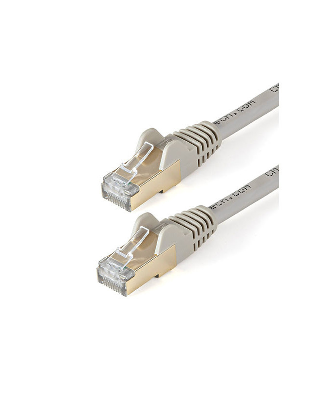 Buy StarTech 1.5m CAT6a Shielded Copper Wire Snagless Connector Patch Cable 6ASPAT150CMGR in Gray