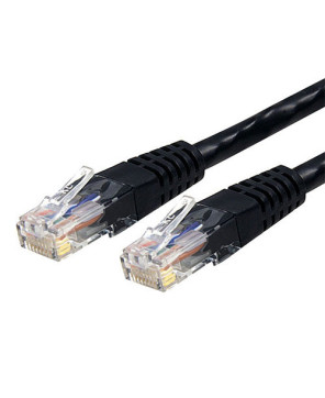 Buy StarTech 4.5m CAT6 650MHz Molded Patch Cord PoE++ Ethernet Cable C6PATCH15BK in Black 