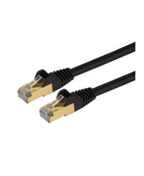 Buy StarTech 3 ft Cat6a Ethernet Patch Cable 10 Gigabit Shielded Snagless C6ASPAT3BK in Black